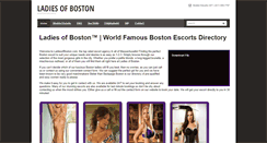 Desktop Screenshot of ladiesofboston.com